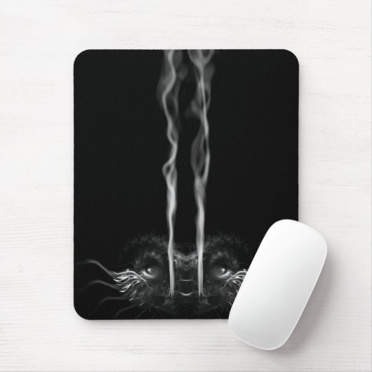 Dragon Smoke Black Mousepad (Mit Mouse)