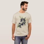 Dragon Smoke Green Fire T-Shirt (Vorne ganz)