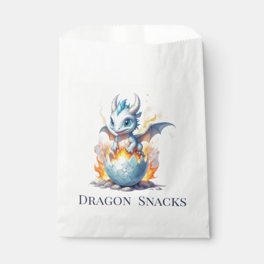 Dragon Snacks Frostfire Hatchling Fantasy Geschenktütchen (Vorderseite)