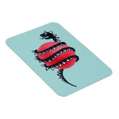 Dragon Snake Goth Magnet (Rechte Seite)
