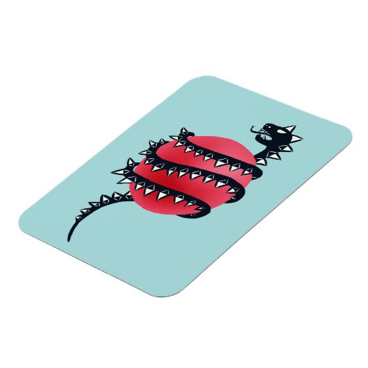 Dragon Snake Goth Magnet (Linke Seite)