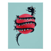 Dragon Snake Goth Poster (Vorderseite)