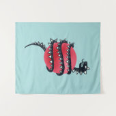 Dragon Snake Goth Wandteppich (Vorderseite (Horizontal))