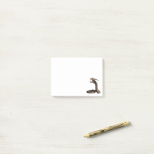 Dragon Snake Post-it Klebezettel (Auf Schreibtisch)