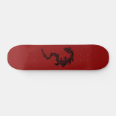 Dragon Snake Tribal Tattoo Skateboard (Horizontal)
