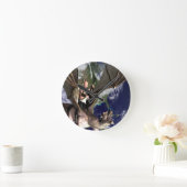 Dragon Song 2 Runde Wanduhr (Zuhause)