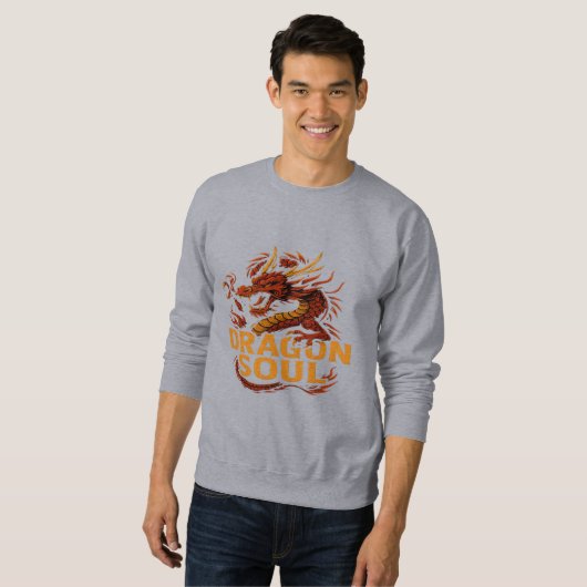 Dragon Soul Streetwear T-Shirt Sweatshirt (Vorne ganz)