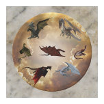 Dragon Species Fun Fantasy Pappteller<br><div class="desc">Dieses Design entstand durch die digitale Veränderung eines meiner einzigartigen Acrylbilder in flüssiger Form. Es kann personalisiert werden, indem Sie auf die Schaltfläche Anpassen klicken und einen Namen, Initialen oder Ihre Lieblingswörter hinzufügen. Kontaktieren Sie mich unter colorflowcreations@gmail.com , wenn Sie dieses Design für ein anderes Produkt haben möchten. Kaufen Sie...</div>