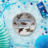 Dragon Species Fun Fantasy Personalisiert Geburtst Pappteller (Party)