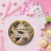 Dragon Species Fun Fantasy Personalisiert Geburtst Pappteller (Party)