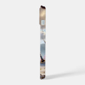 Dragon spielt Klarinettengehäuse iPhone 15 Hülle (Linke Seite)