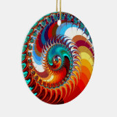 Dragon Spiral Keramik Ornament (Rechts)