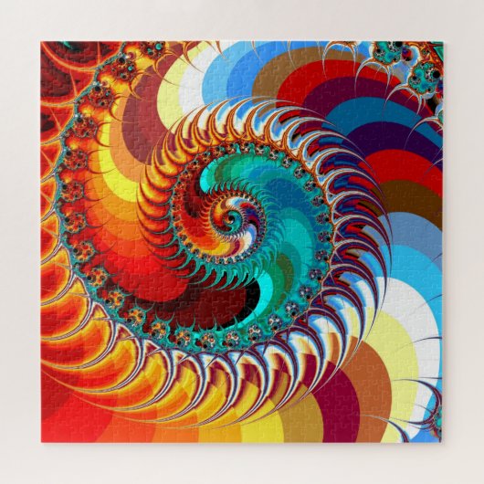 Dragon Spiral Puzzle (Horizontal)