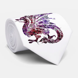 Dragon Spirit Animal Totem Emblem Krawatte