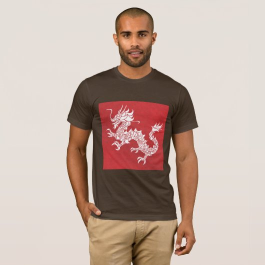 Dragon Spirit Animal Totem Emblem T-Shirt (Vorne ganz)