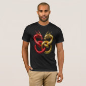 Dragon Spirit Knotted Dragons T-Shirt (Vorne ganz)