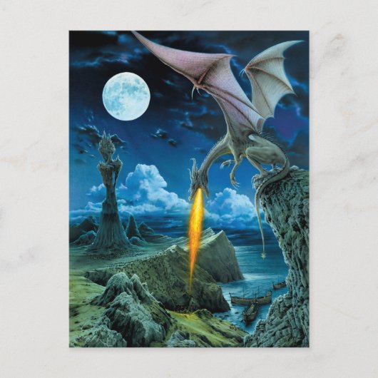 Dragon Spit Postcard Postkarte (Vorderseite)