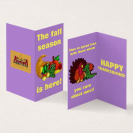 Dragon Squad Erntedank Card