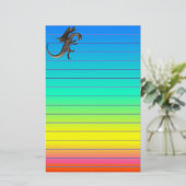 Dragon Stationery Briefpapier (Stehend Vorderseite)