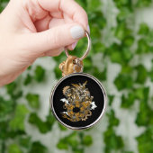 Dragon Steampunk Art Schlüsselanhänger (Hand)