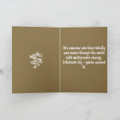 Dragon Stencil Style Cut Out Illustration Karte (Innenseite)