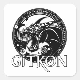 Dragon Sticker | GitKon: Das Fellowship of Code