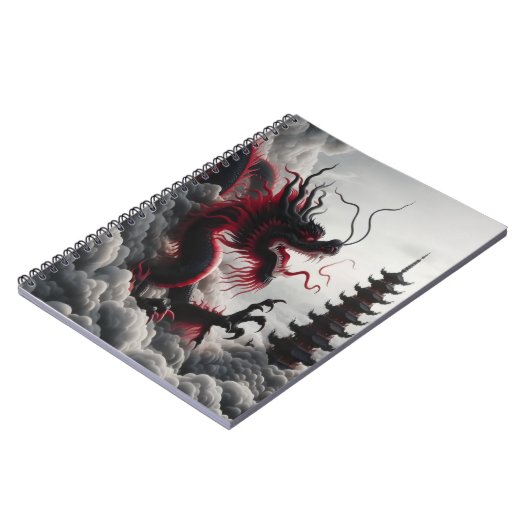 Dragon Storm Notebook Notizblock (Linke Seite)