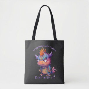 Dragon Stubborn kümmert sich um Niedliche, erstaun Tasche