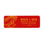 Dragon Style Voradressiertes Gold + Rot (Vorne)