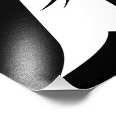 Dragon Styled Letter A, Dragon Alphabet, Monogram Fotodruck (Ecke)