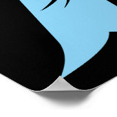 Dragon Styled Letter A, Dragon Alphabet, Monogram Poster (Ecke)