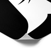 Dragon Styled Letter A, Dragon Alphabet, Monogram Poster (Ecke)