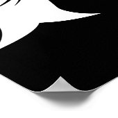 Dragon Styled Letter A, Dragon Alphabet, Monogram Poster (Ecke)