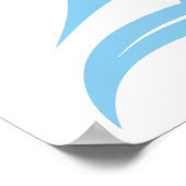 Dragon Styled Letter B, Dragon Alphabet, Monogram Poster (Ecke)