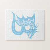 Dragon Styled Letter B, Dragon Alphabet, Monogram Puzzle (Horizontal)