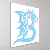 Dragon Styled Letter B, Dragon Alphabet, Monogramm Foliendrucke (Ablage )