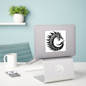 Dragon Styled Letter C, Dragon Alphabet, Monogram Aufkleber (Laptop auf Schreibtisch)
