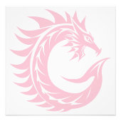 Dragon Styled Letter C, Dragon Alphabet, Monogram Fotodruck (Vorne)