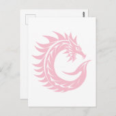 Dragon Styled Letter C, Dragon Alphabet, Monogram Postkarte (Vorne/Hinten)
