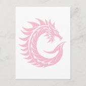 Dragon Styled Letter C, Dragon Alphabet, Monogram Postkarte (Vorderseite)