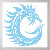Dragon Styled Letter C, Dragon Alphabet, Monogramm Foliendrucke (Vorderseite)