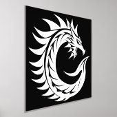 Dragon Styled Letter C, Dragon Alphabet, Monogramm Foliendrucke (Ablage )