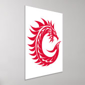 Dragon Styled Letter C, Dragon Alphabet, Monogramm Foliendrucke (Ablage )