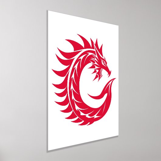 Dragon Styled Letter C, Dragon Alphabet, Monogramm Foliendrucke (Ablage )