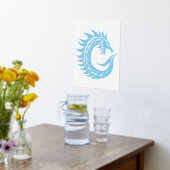 Dragon Styled Letter C, Dragon Alphabet, Monogramm Foliendrucke (Ablage(Küche))
