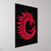 Dragon Styled Letter C, Dragon Alphabet, Monogramm Foliendrucke (Ablage )