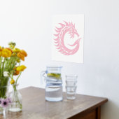 Dragon Styled Letter C, Dragon Alphabet, Monogramm Foliendrucke (Ablage(Küche))