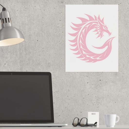 Dragon Styled Letter C, Dragon Alphabet, Monogramm Foliendrucke (In Situ (Schreibtisch))