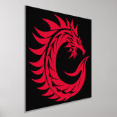 Dragon Styled Letter C, Dragon Alphabet, Monogramm Foliendrucke (Ablage )
