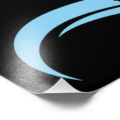 Dragon Styled Letter D, Dragon Alphabet, Monogram Fotodruck (Ecke)